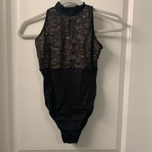 Natalie Dancewear high cut black leotard! Size M